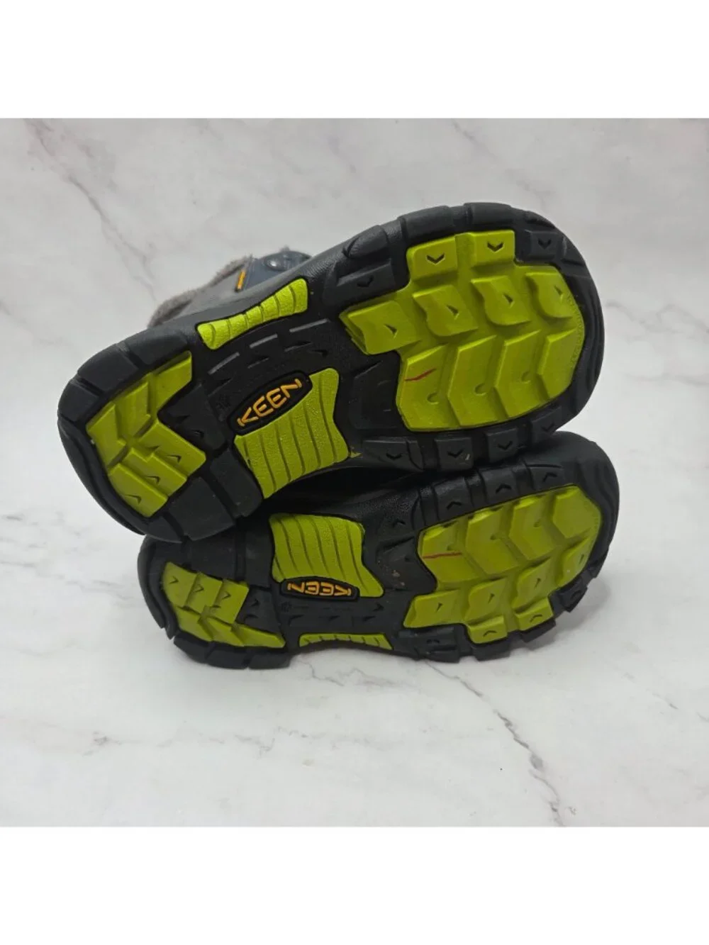 Keen Basin WP Blue Winter Snow Boots Waterproof Fleece Lined Kids Boys 2